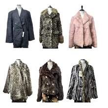 古着vintageD5日制兔毛环保毛气质复古皮草外套开衫