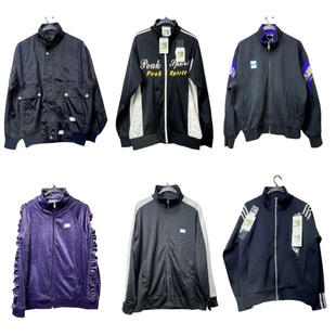 古着vintageD4复古运动风撞色拉链夹克男女宽松街头潮牌BF风外套