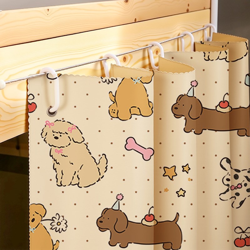 学生宿舍a床帘下铺专用隐私遮挡帘寝室遮光上下铺滑动窗帘床围挡