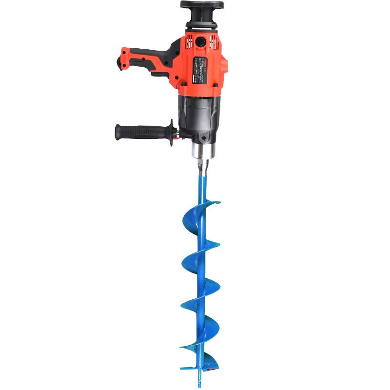 水钻螺纹接口地钻钻头p大棚挖坑打桩松土打洞打孔开孔挖土螺旋钻