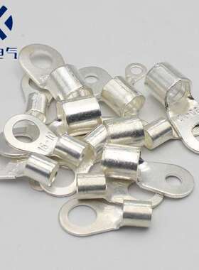 OT16-8冷压接线端子 O型圆形型裸端头 铜鼻子 电线接头 500只黄铜