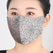 保暖口罩女士秋冬季 高颜值防寒风加厚棉布护全脸大面罩透气可水洗