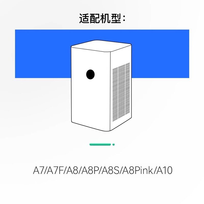 徽曦适配airx空气净化器滤芯A7 A8 A7F A8P A8S A8Pink A10滤网H9