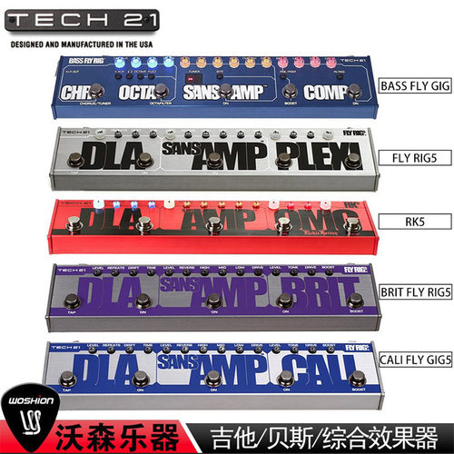 TECH21 BASS Fly Rig5 RK5单块音箱模拟电吉他贝司综合效果器