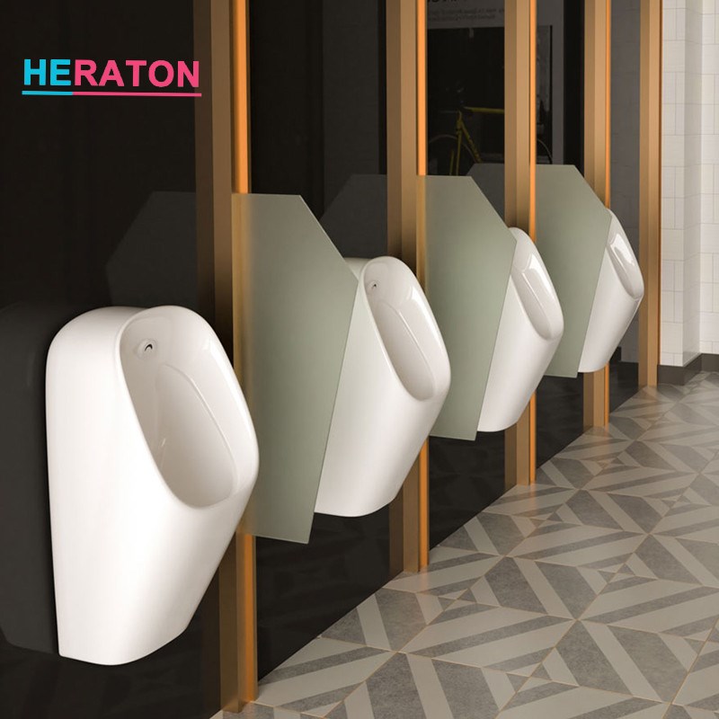 商用挂墙式落地式立式小t便池一体感应陶瓷男士小便斗家用小便器