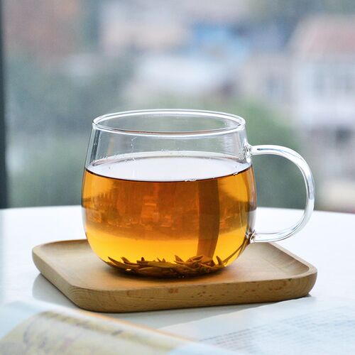 煮容量圆趣不带盖泡茶杯轻电陶炉烧水大茶可薄高硼硅玻璃杯550ml