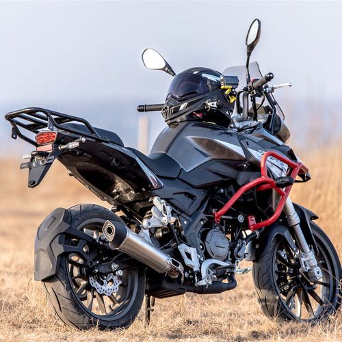 适用于贝纳利ADV拉力版TRK2防1护杠架 险保杠特技杠BJ250-185摔胶