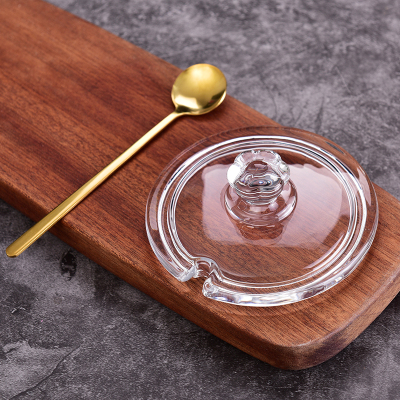 透明钢化玻璃杯带盖子可爱早餐杯燕麦杯牛奶杯可微波可蒸煮耐高温