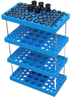 ER111620253240ER夹头筒夹数控工具组合式收纳盒蓝色支柱底座零件