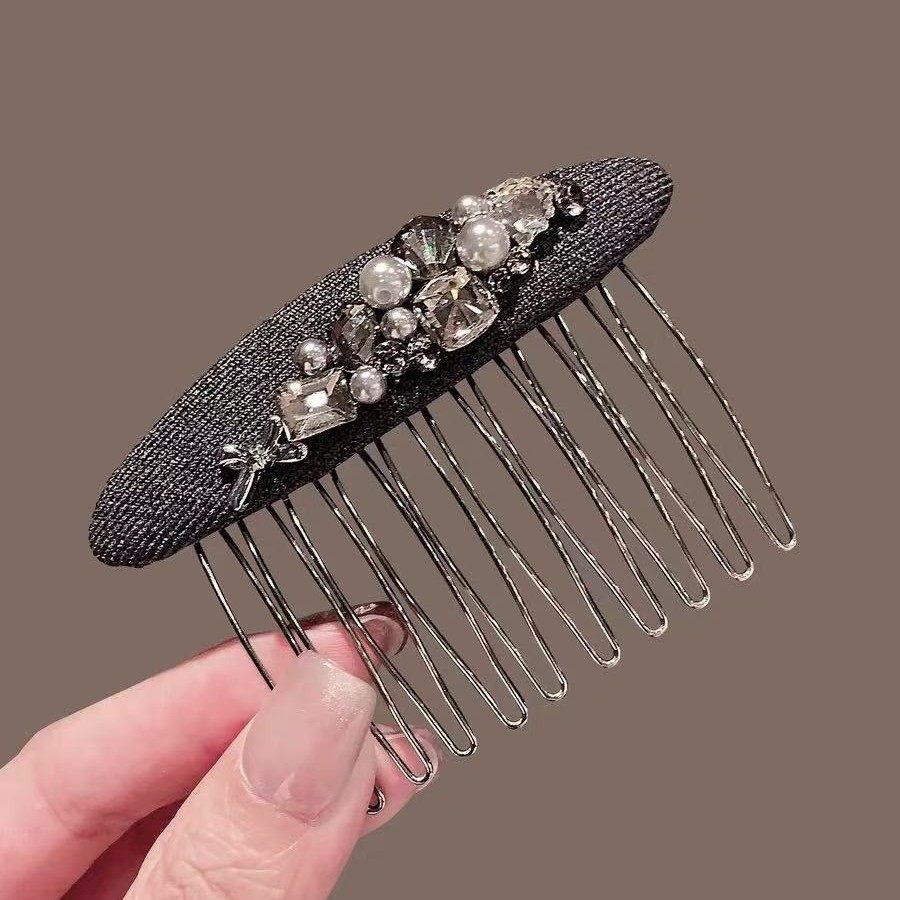 轻奢感水钻倒插梳时尚百搭满钻发梳2025新款网红碎发夹侧边夹,饰品/流行首饰/时尚饰品新,民族风发饰,淘宝优惠券,粉丝福利购,淘宝优惠卷