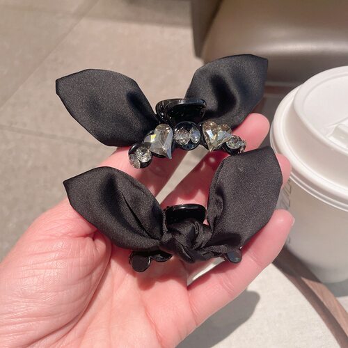 韩版精致蝴蝶结刘海抓夹