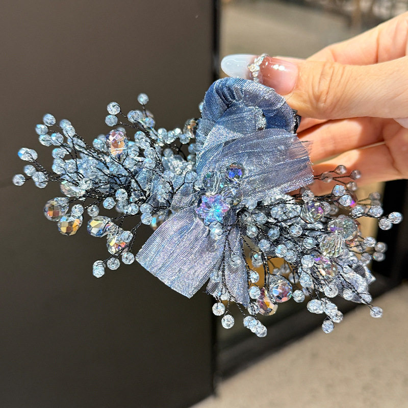 2026新款满天星花朵抓夹氛围感气质后脑勺鲨鱼夹头饰大号发卡头花,饰品/流行首饰/时尚饰品新,民族风发饰,淘宝优惠券,粉丝福利购,淘宝优惠卷