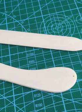 白色真牛骨质整形棒修边器压线封边工具 手工皮革W皮艺皮雕工具