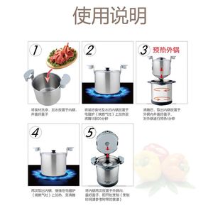 合口美焖烧锅不锈钢家用大容量真空保温提锅桶免火再煮煲汤锅节能