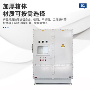 IIB钢板焊接防爆动力配电箱 动力照明检修控制防爆接线 带空调