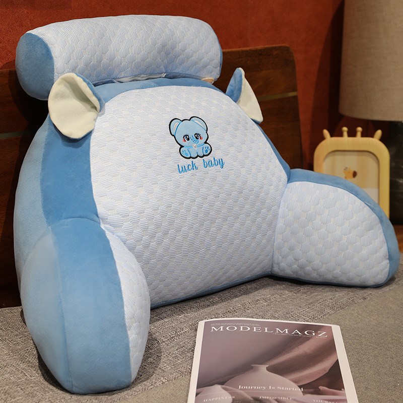 冰豆豆床头靠背垫软包靠枕沙发榻榻米护腰卧O室床上看书抱枕可拆