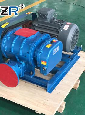 三叶罗茨鼓风机用于水产养殖、污水处理曝气设备厂家供应125型W