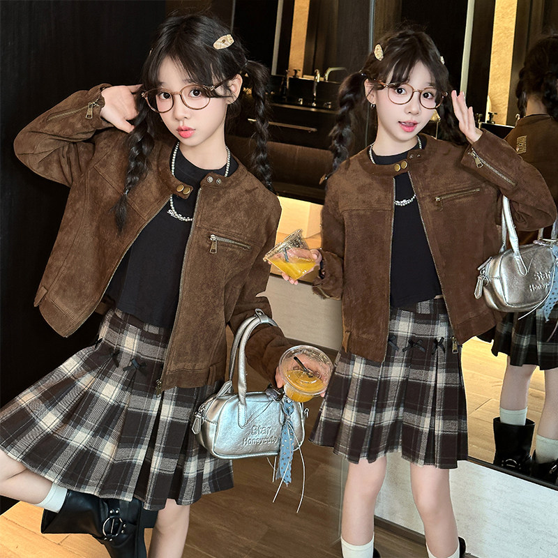 女童韩版秋冬季上衣外套2025普通外套