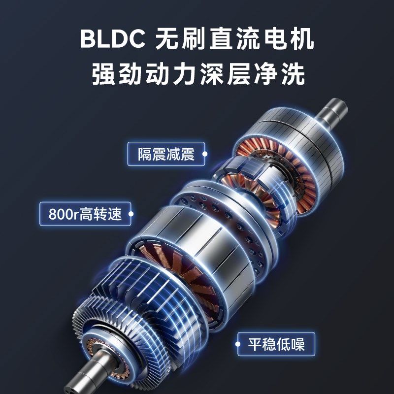 顽米内衣内裤袜子洗衣机双筒家用迷你小型清洗机洗烘脱全自动一体