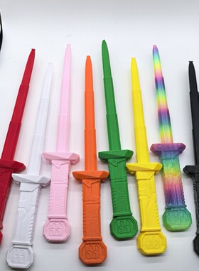 3D打印伸缩机甲剑网红玩具