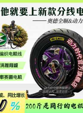 原厂分线全顺四代省电瓦片3000wp非中置电机豫玛大功率电动车后轮