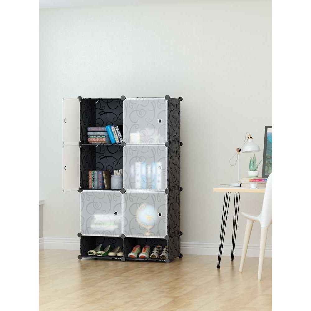 简易衣柜现代简约树脂成人钢架折叠组装布艺衣橱组合收纳柜子宿舍