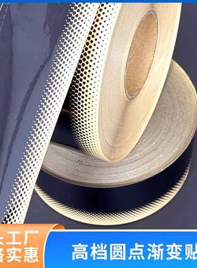 灯箱黑色圆点渐变 封边胶带 广告灯箱 装饰玻璃胶带8cmx200米