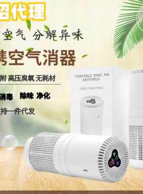 空气消毒器 车载家用净化杀毒除异味甲醛静电吸咐无耗材高压臭氧