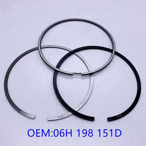 适用大众EA888三代C7 1.8T/2.0T活塞环 06H 198 151C  PISTON RIN