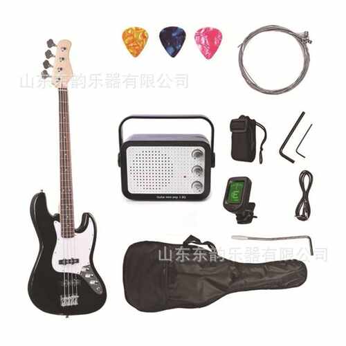 跨境热卖；四弦电贝司   电贝斯套装  BASS入门摇滚演出贝司