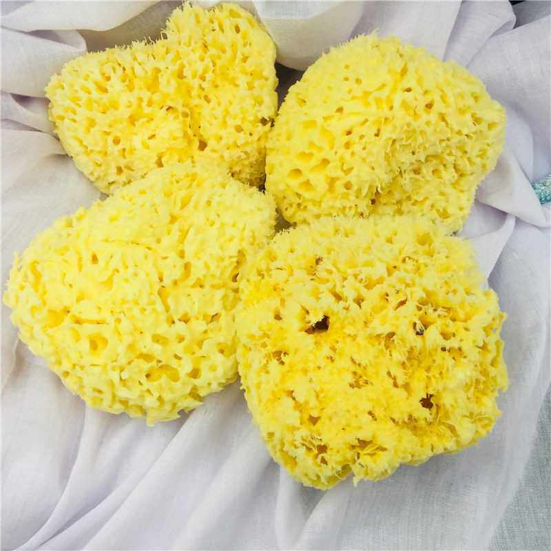希腊天然海绵婴儿洗澡海绵儿童沐浴球宝宝搓澡神器洗脸蜂窝海藻棉