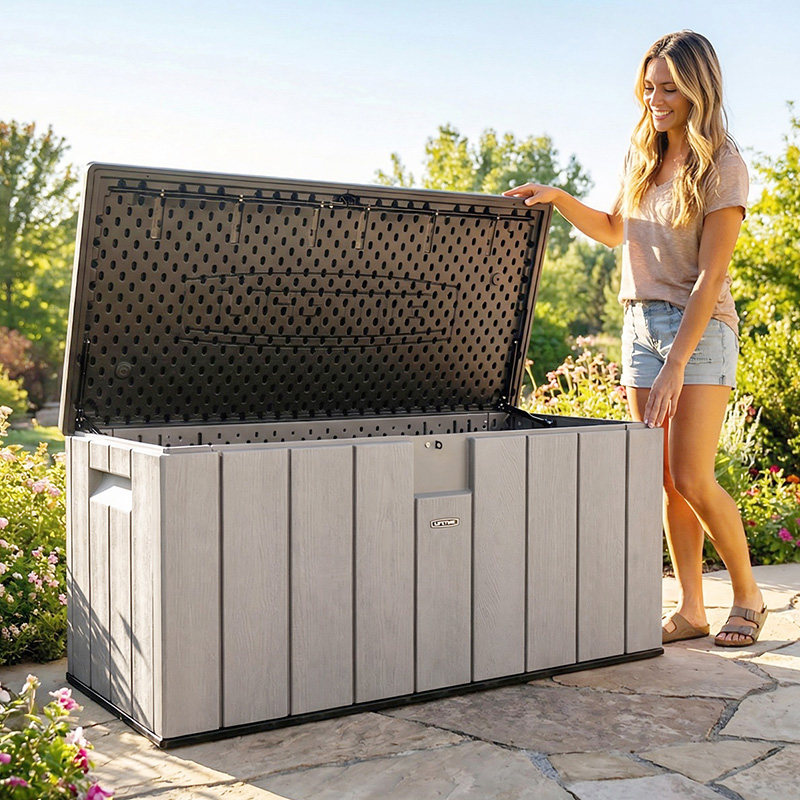 lifetime来福太家用户外储物箱大容量带盖收纳箱凳花园杂物工具箱,住宅家具,户外储物柜,淘宝优惠券,粉丝福利购,淘宝优惠卷