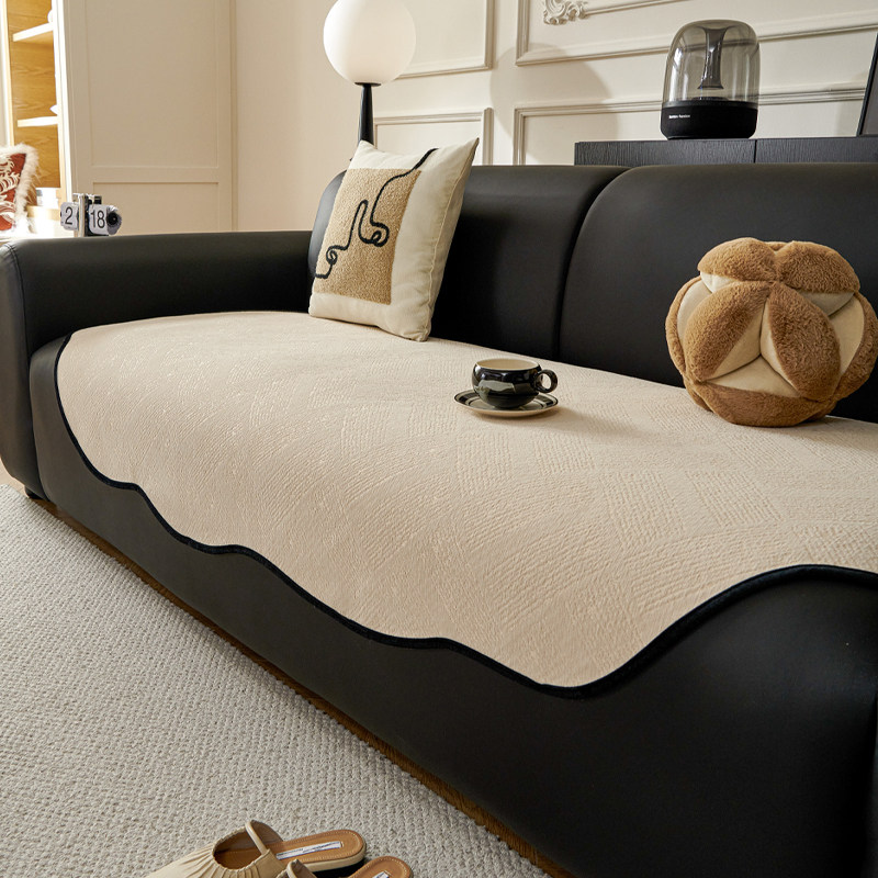 不规则异形沙发垫四季通用新款高级感简约现代防滑沙发套罩巾盖布