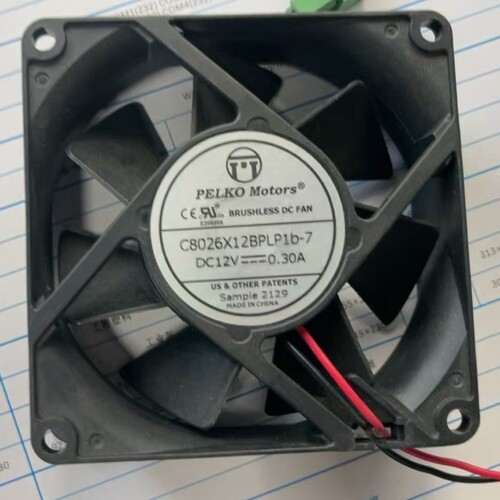 全新派可尔 C8026X12BLBP1B-7 12V 0.30A 8CM 散热风扇