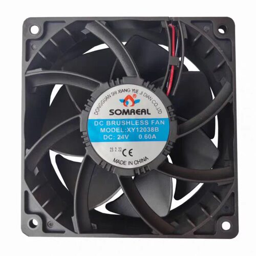 全新SOMREAL XY12038B 24V 0.60A 12CM  电焊机变频器散热风扇