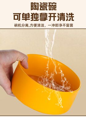 宠物猫咪饮自动饮水器自动自水陶瓷环保抽动恒温加热蓄水狗水机