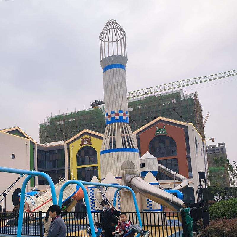 户外不锈钢滑梯 室外景区拓展无动力游乐设备设施 不锈钢螺旋滑梯