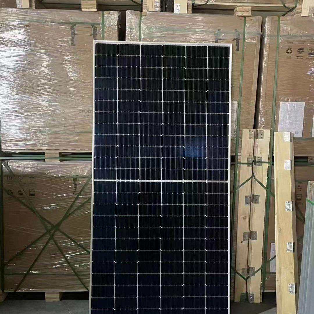 400W太阳能板半片组件单晶硅光伏电池充电板家用发电离网系统