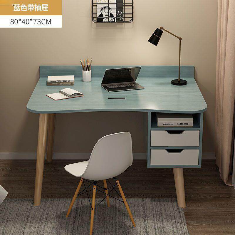 电脑桌台式家用简易书桌带椅子出租屋女生卧室小桌子学生写字桌子