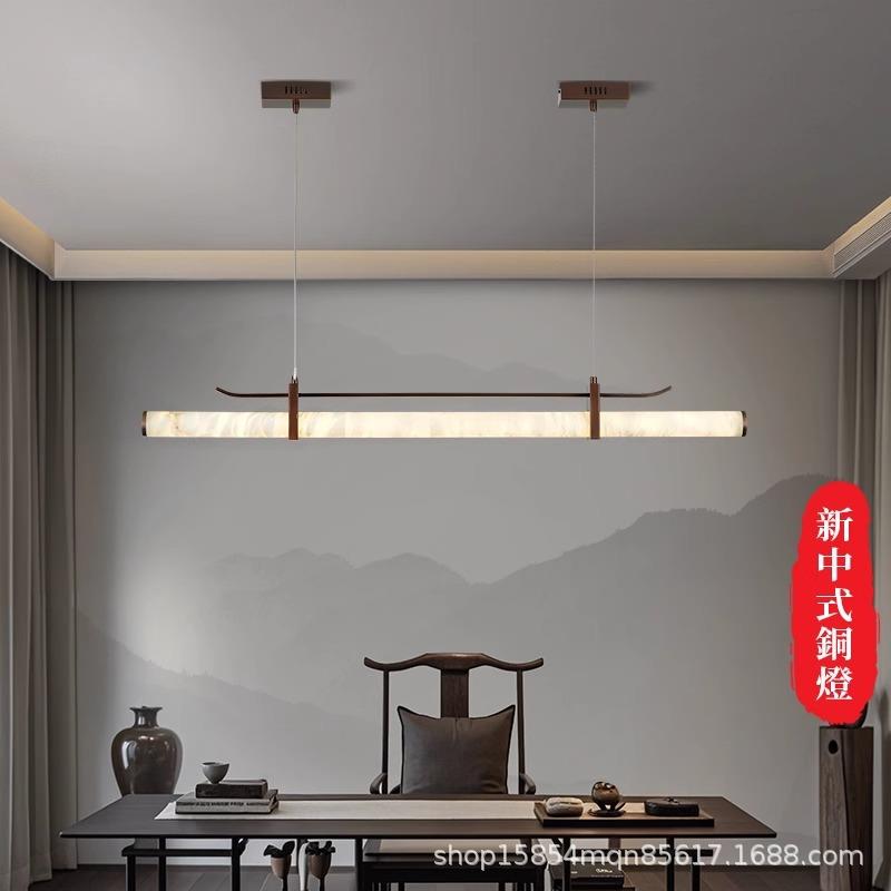 设计师款餐厅吊灯中国风商用收银前台灯新中式茶室饭厅餐桌吧台灯