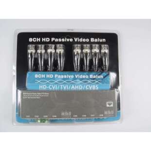 8路无源双绞线传输器带线 8CH UTP BALUN AHD/TVI/CVI/CVBS 视频