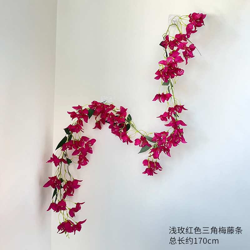 仿真花三角梅园林绿化居家装花室外造景爬藤假花门店软装酒店装饰