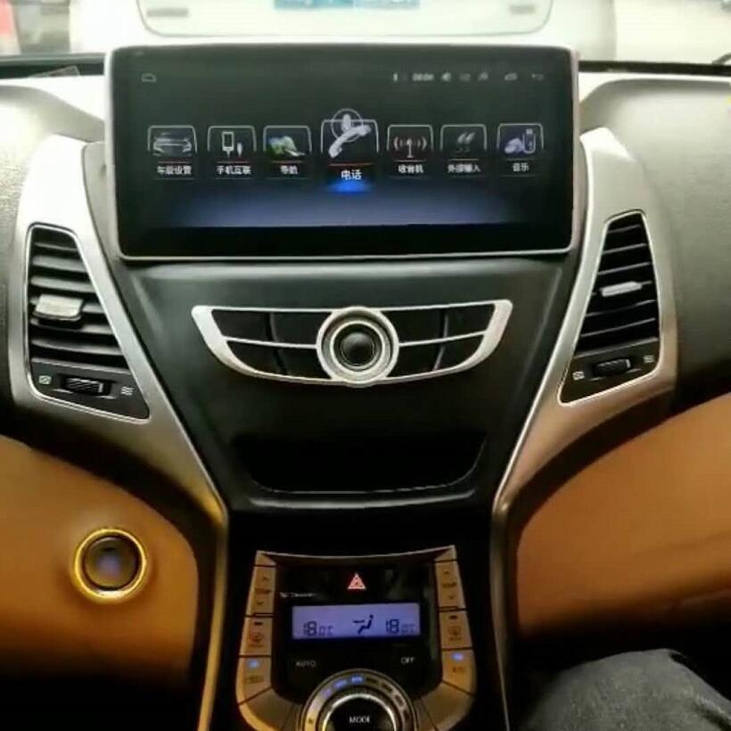 适用现代朗动安卓智能导航4G上网10.25寸声控高德八核dsp carplay