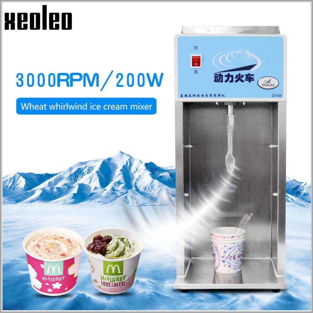 商用麦旋风机冰淇淋搅拌机冰雪奥