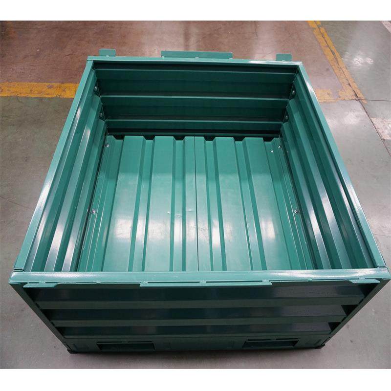福建五金仓储设备厂家直销围栏铁托盘箱物流车间转运周转铁箱子