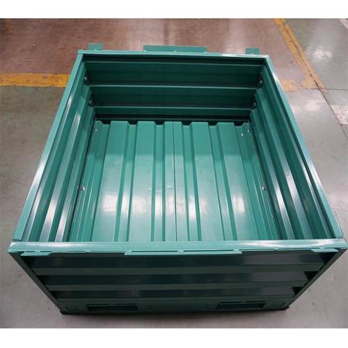 福建五金仓储设备厂家直销围栏铁托盘箱物流车间转运周转铁箱子