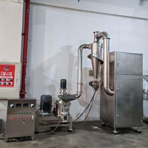 商用超微粉碎机无筛网500目餐粉黄豆超细粉碎机