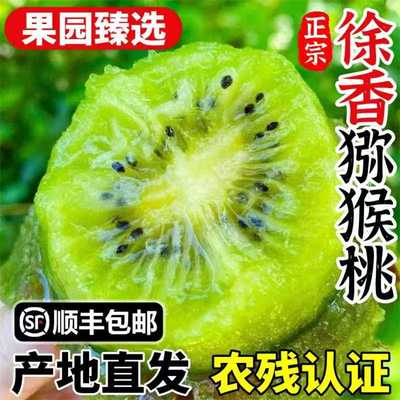 陕西眉县徐香猕猴桃新鲜采摘