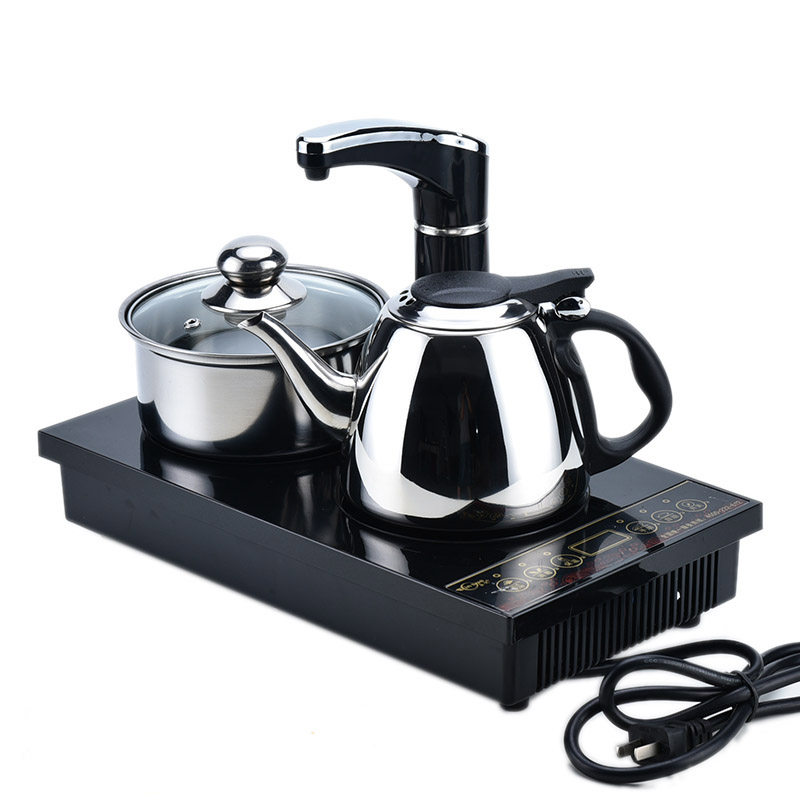 三合一自动上水泡茶电磁茶炉电热水壶茶盘电磁炉平底烧水壶消毒锅