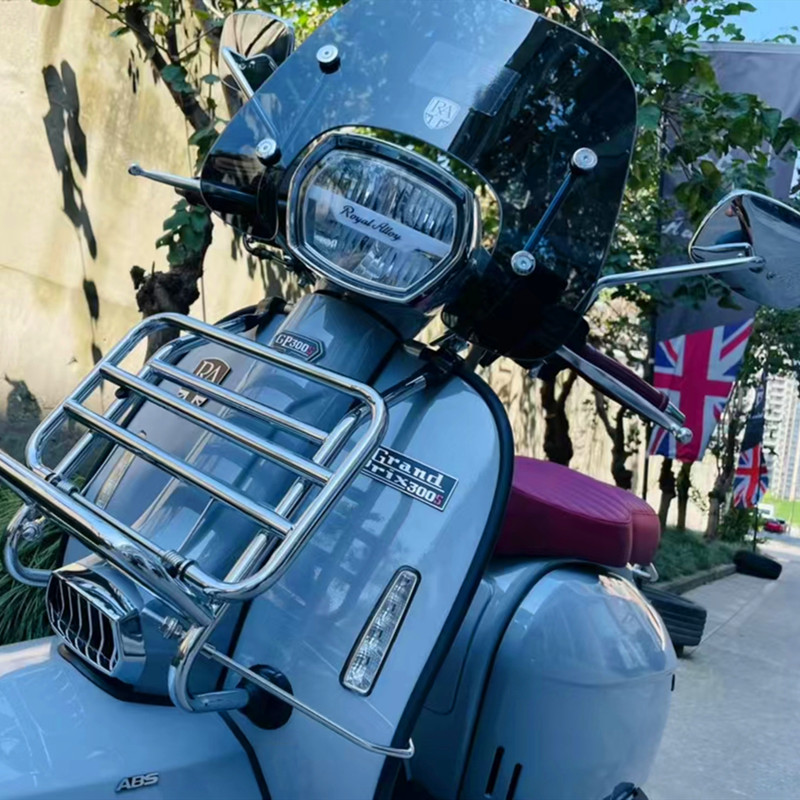 复古踏板RA GP150 TG挡风玻璃改装前挡风板新款加高风挡护胸